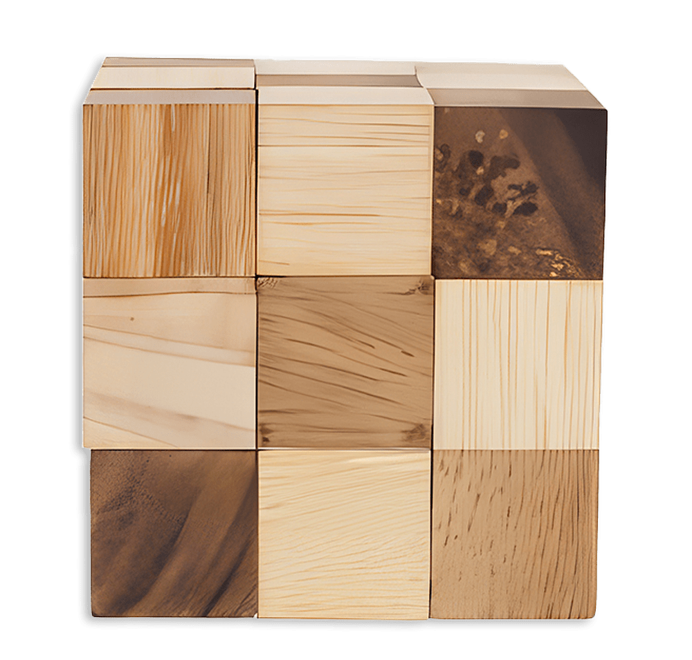 Laser Engraved Copperhead Small Wood Puzzle-default