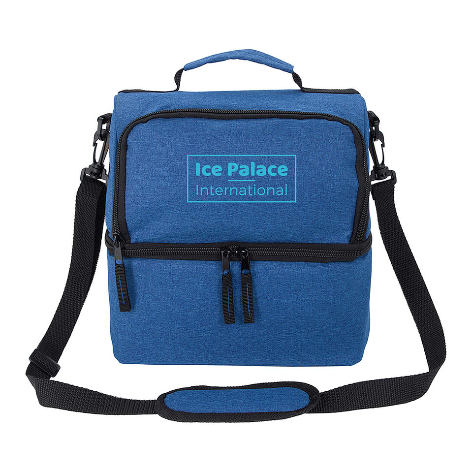 Full Color Lunch Break Dual Compartment Lunch Cooler