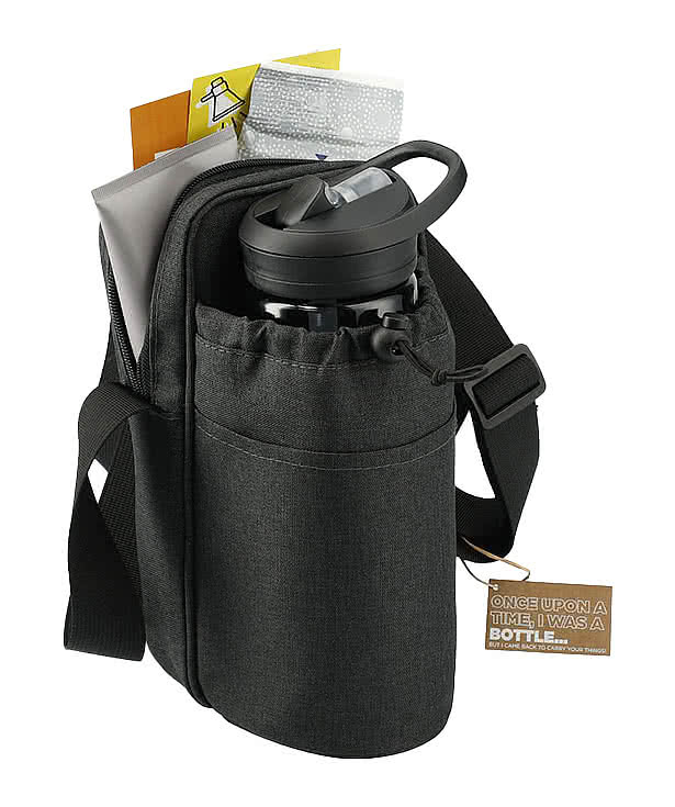 Traver Recycled Crossbody Bottle Bag