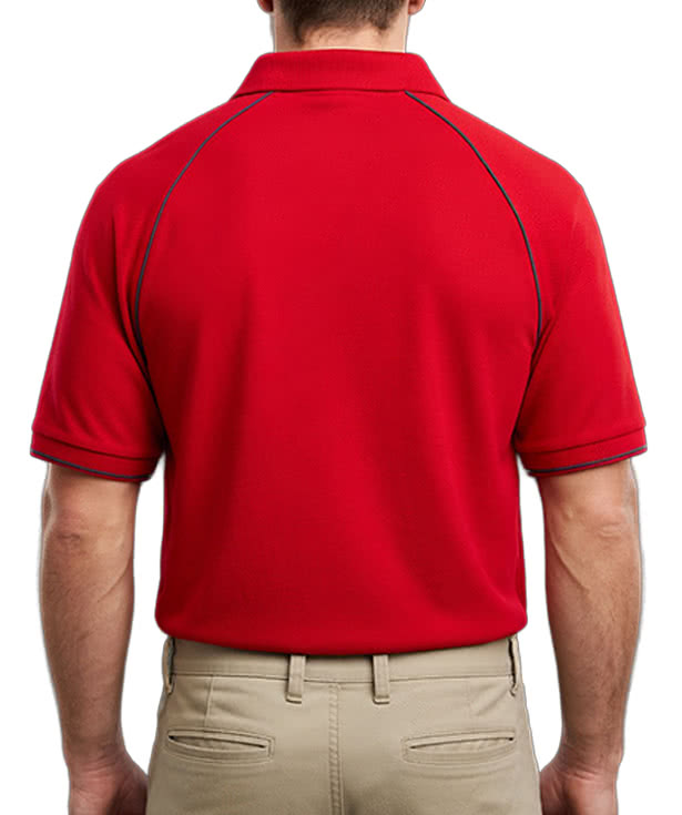 Blue Generation BLU-X-DRI Tipped Performance Polo - Embroidered
