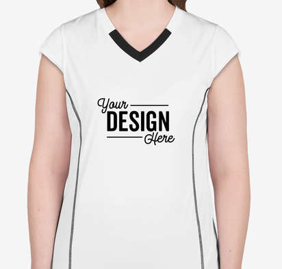 Augusta Women's Contrast V-Neck Volleyball Jersey-default