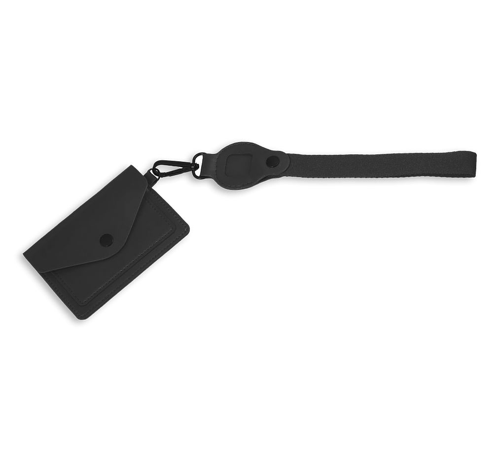 Recycled Wrist Lanyard with Card Holder-default