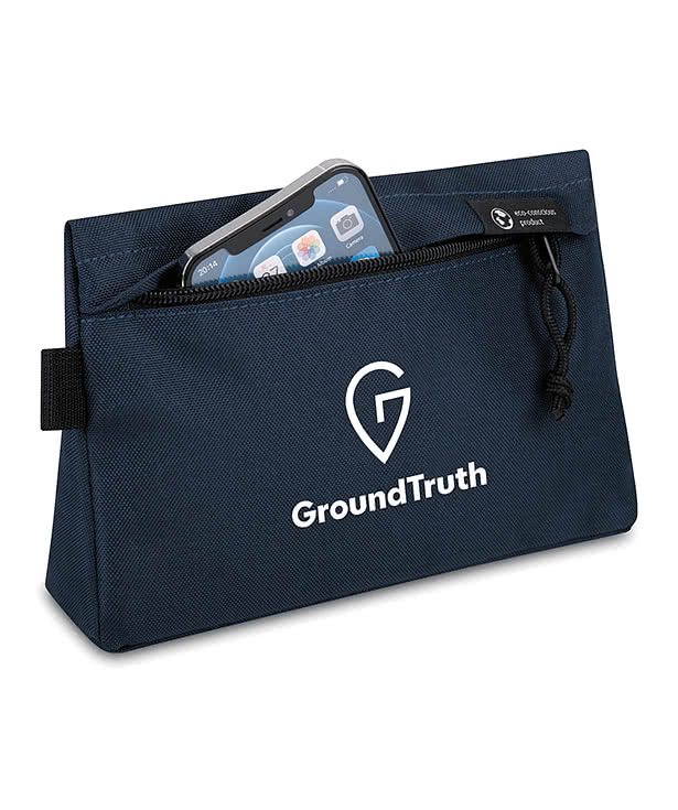 Renew Recycled Zippered Travel Pouch