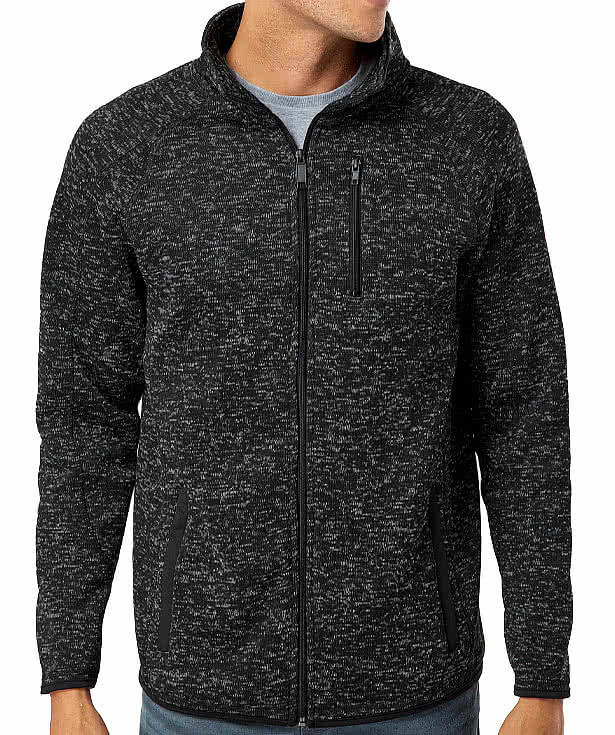 Burnside Sweater Knit Full-Zip Jacket