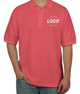 Port Authority Silk Touch Polo - Color: Hibiscus