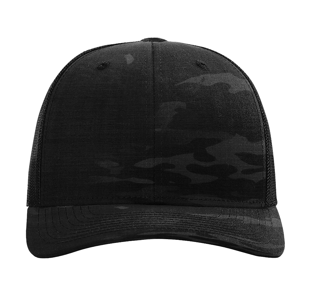 Richardson Tactical Structured Camo Trucker Hat-default