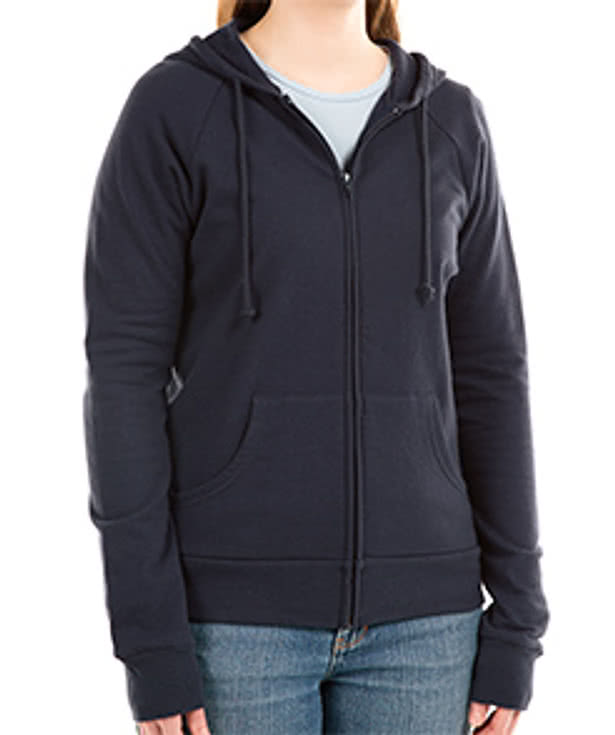 Bella + Canvas Juniors Raglan Zip Hoodie