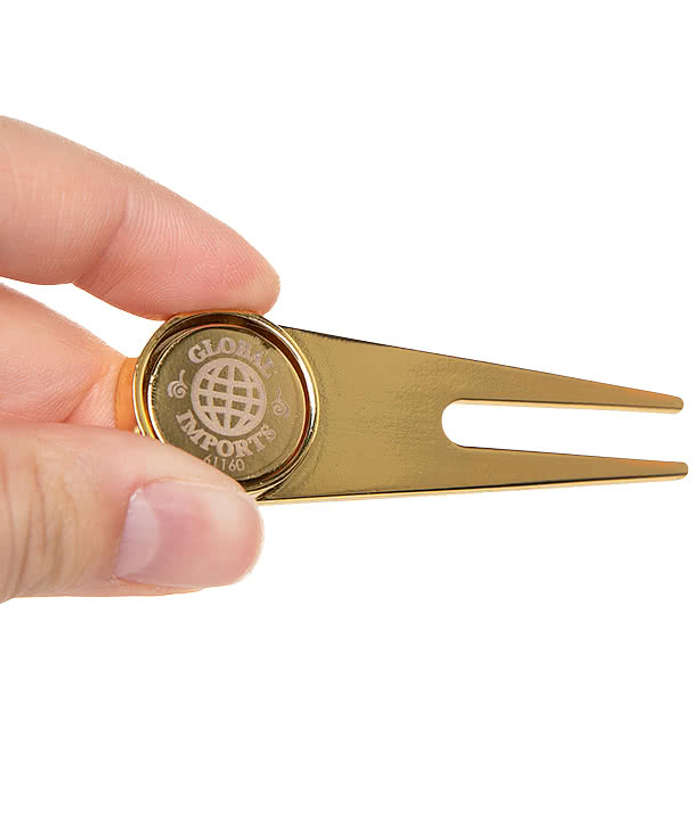 Laser Engraved Magnetic Divot Repair Tool with Ball Marker