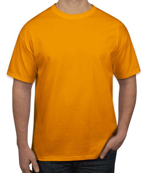Champion Tagless T-shirt in Gold