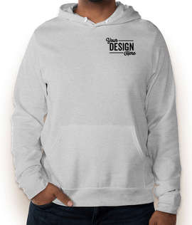 Embroidered Bella + Canvas Ultra Soft Pullover Hoodie - Color: Athletic Heather