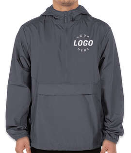 Holloway Packable Hooded Half Zip Pullover