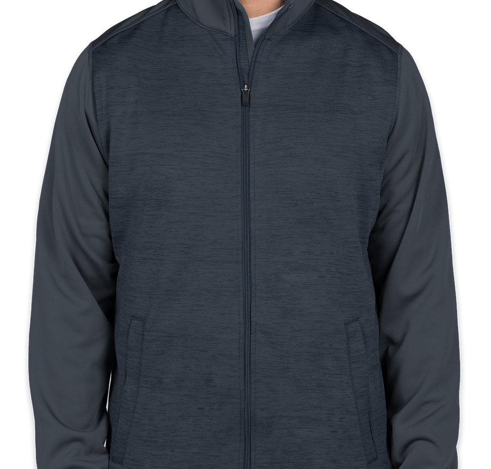 Devon & Jones Newbury Melange Fleece Full Zip Jacket-default