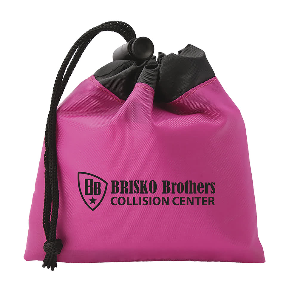 Two-Tone Drawstring Pouch