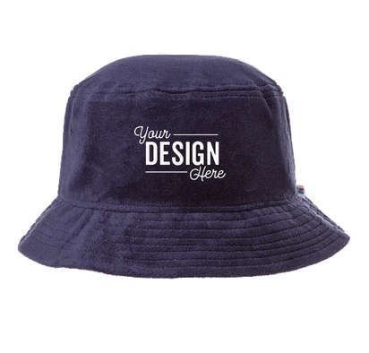 Russell Athletic Velour Bucket Hat - Navy