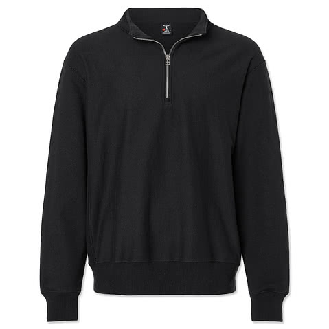 Hanes Beefy Sweats Heavyweight Quarter Zip Sweatshirt | Custom