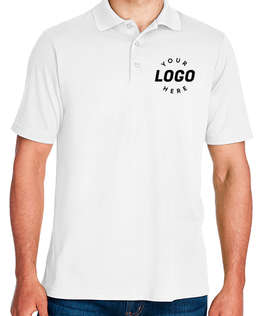 Core 365 Performance Polo - Screen Printed - Color: White