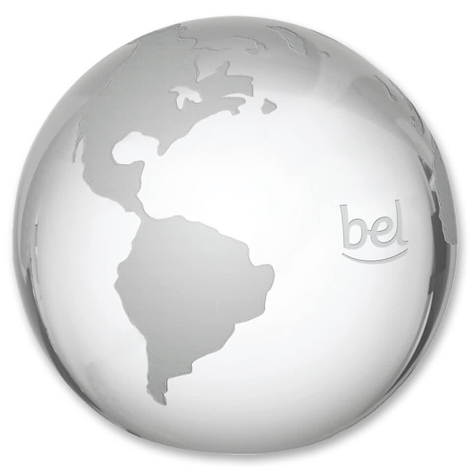 Globe with Frosted Land Award