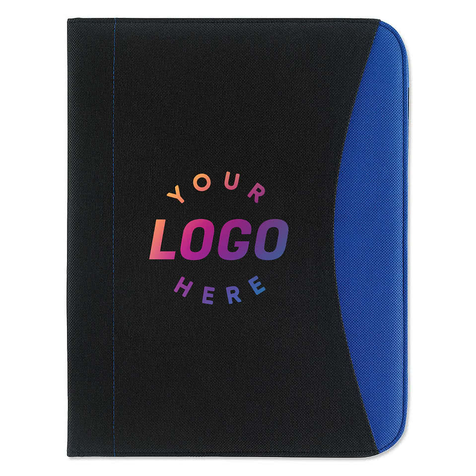 Full Color Non-Woven Curve Padfolio