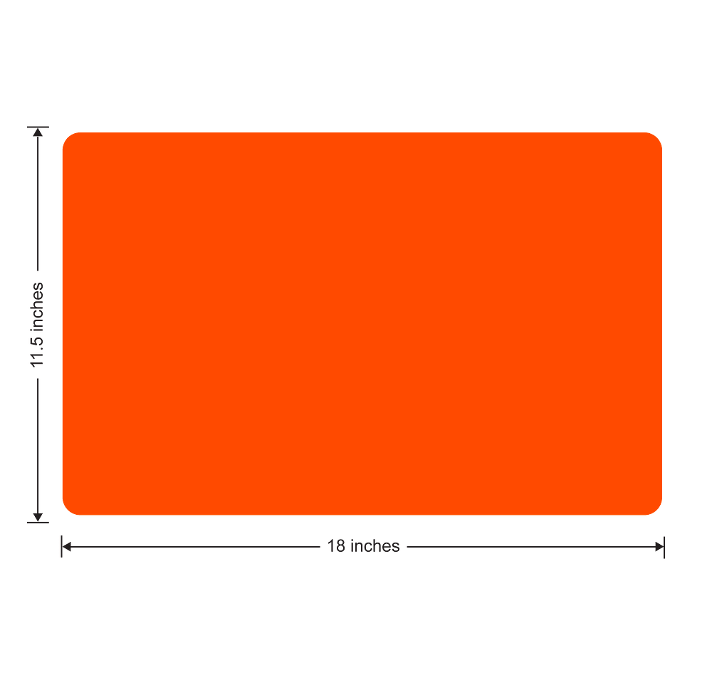 Full Color 18" X 11.5" Car Door Magnet-default