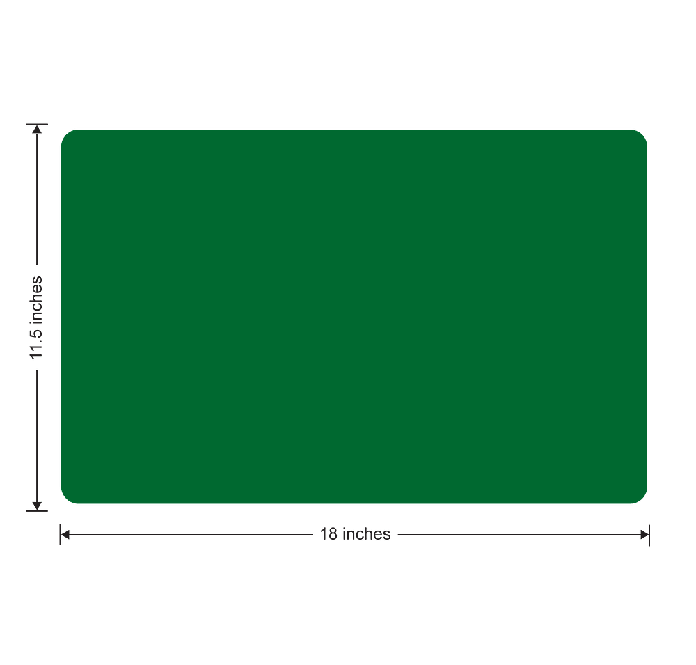Full Color 18" X 11.5" Car Door Magnet-default