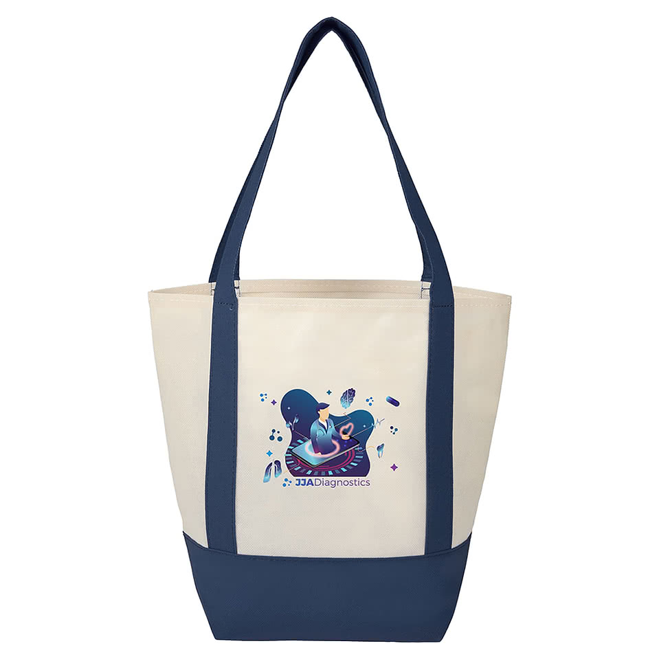 Full Color Lighthouse Mini Non-Woven Tote Bag