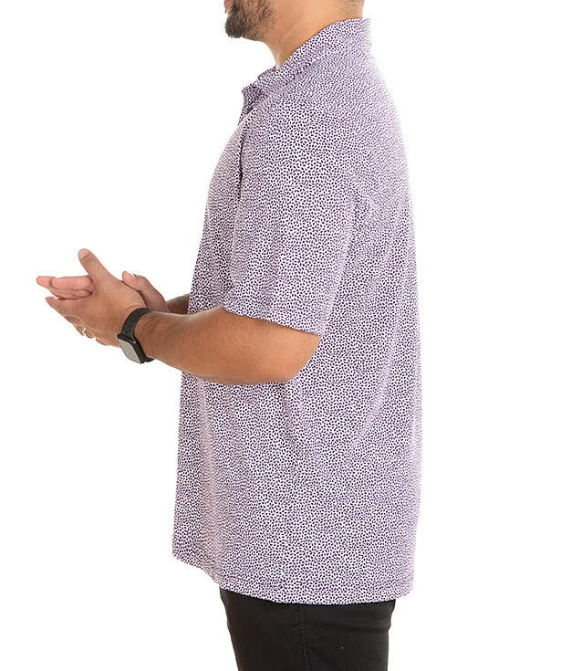 Cutter & Buck Virtue Eco Botanical Print Performance Pique Polo