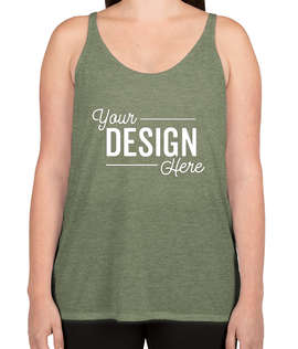Bella + Canvas Women's Flowy Tank - Color: Heather Olive