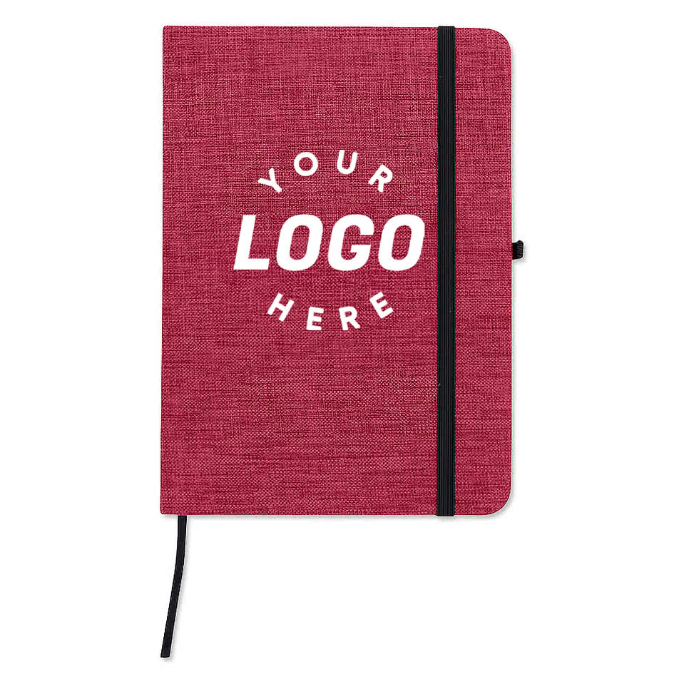Heathered Hard Cover Notebook