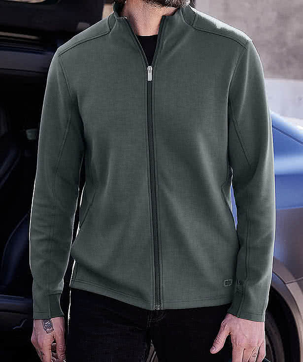 OGIO Transcend Recycled Full Zip Sweatshirt