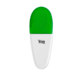 Magnetic Chip Clip with Grip - Color: White / Translucent Green