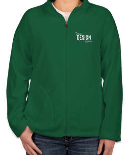 Team 365 Women's Full Zip Microfleece Jacket - Color: Sport Forest