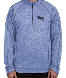 OGIO Endurance Reflective Heather Performance Quarter Zip Pullover - Color: Electric Blue