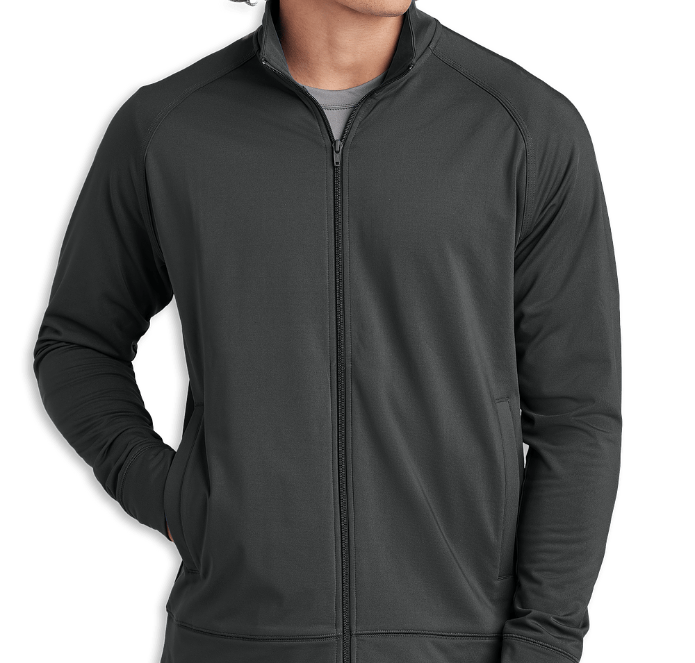 Sport-Tek Sport-Wick Cadet Stretch Full Zip Sweatshirt-default