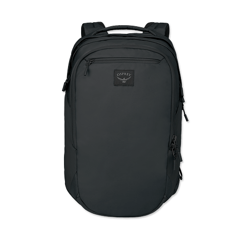 Full Color Osprey Aoede 13" Computer Daypack Backpack in Black