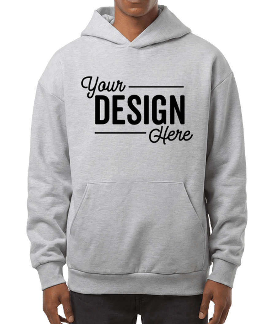 Independent Trading Mainstreet Heavyweight Pullover Hoodie in Grey Heather