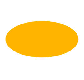 Full Color 1 in. x 2 in. Oval Roll Labels (500 per roll) - Color: Athletic Gold