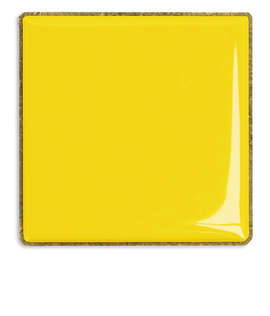 1" Square Lapel Pin - Color: Yellow / Brass