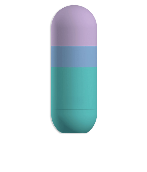 Asobu 14 oz. Orb Stainless Steel Insulated Water Bottle in Pastel Teal