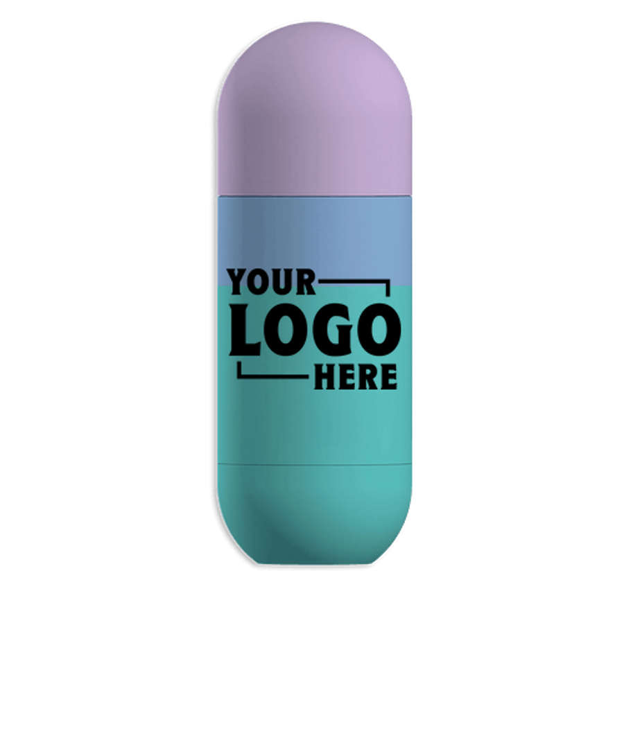 Asobu 14 oz. Orb Stainless Steel Insulated Water Bottle in Pastel Teal