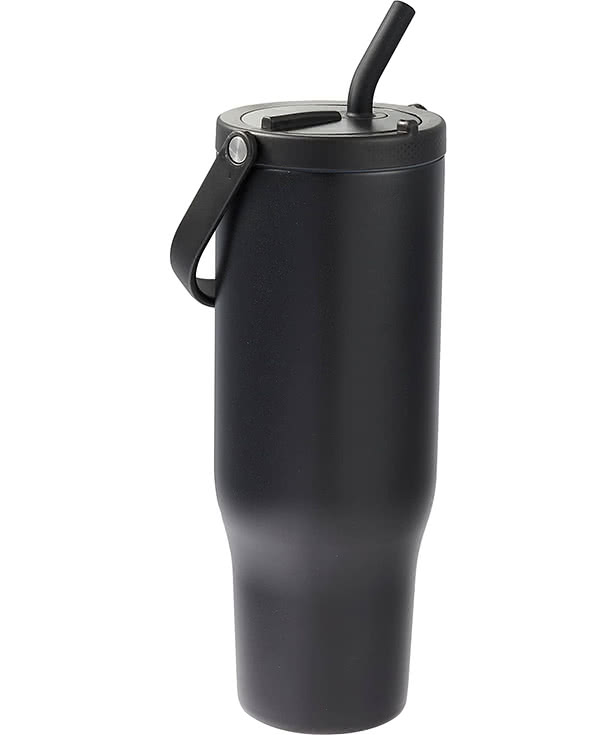 30 oz. Laser Engraved Trinity Recycled Leak Proof Tumbler with Straw
