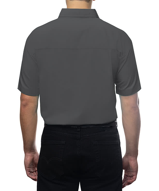 Blue Generation Value Short Sleeve Poplin Dress Shirt - Embroidered