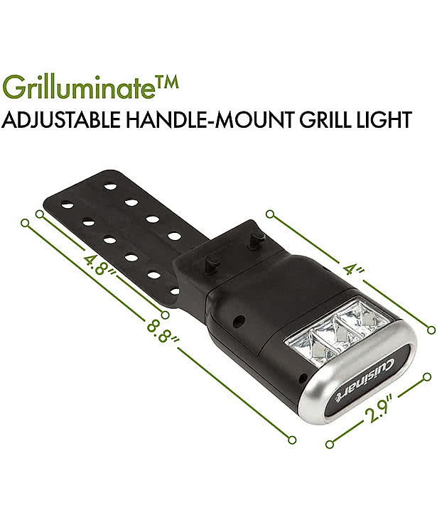 Cuisinart Outdoors Grilluminate Adjustable Handle-Mount Grill Light