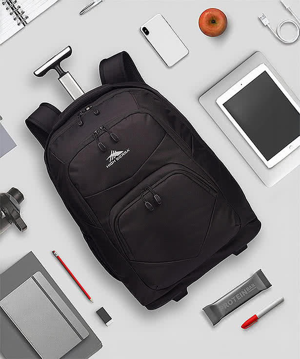 High Sierra Freewheel Pro Wheeled 17" Computer Backpack