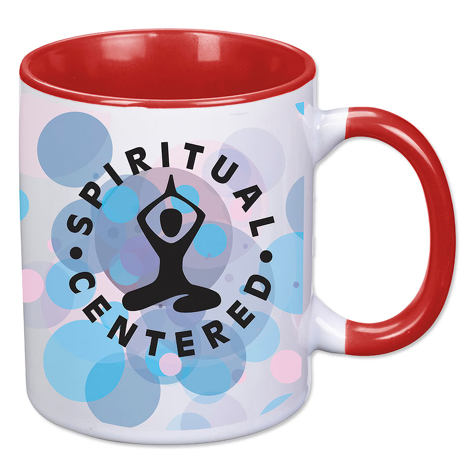 Full Color 11 oz. Dye Blast Ceramic Mug