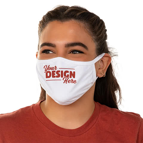 Custom Face Masks, Personalized Masks w/ Your Own Logo