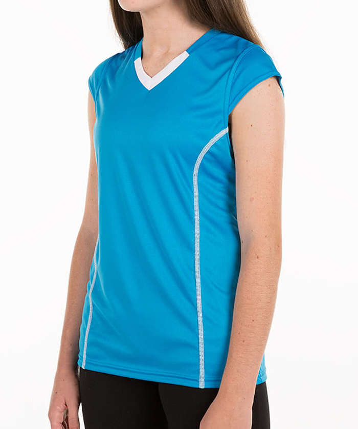 Augusta Women's Contrast V-Neck Volleyball Jersey