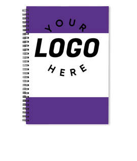 Border JournalBooks ® Spiral Notebook - Color: Purple