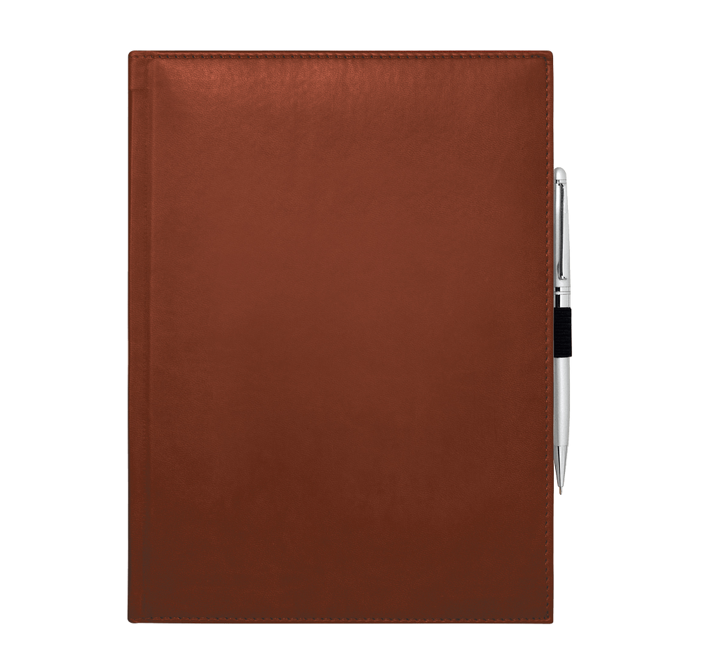 JournalBooks ® Debossed Pedova Large Bound Notebook-default