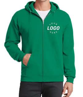 Port & Company Core Zip Hoodie - Color: Kelly