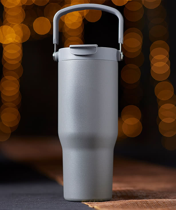 Full Color 30 oz. Carnival Stainless Steel Insulated Sip Or Swig Tumbler
